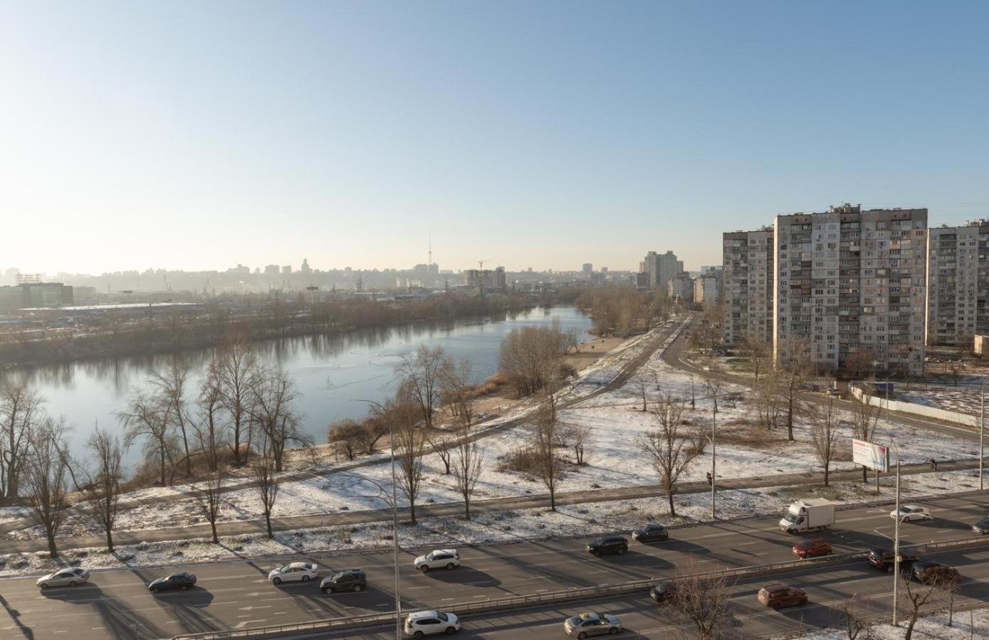 Apartment Obolon Natalka Park Kiev Esterno foto